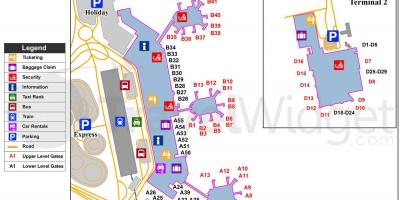 Zemljevid milan letališča in železniške postaje